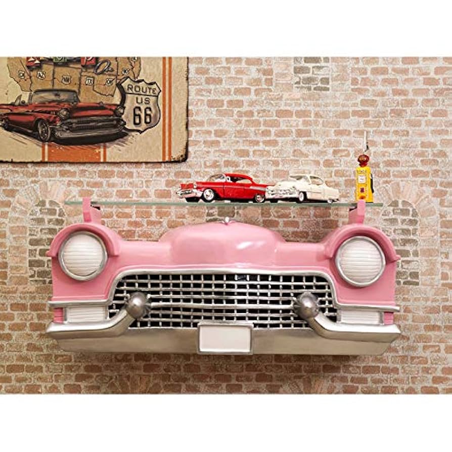シボレー カー ウォールシェルフ (黒) アメ車 飾り棚 壁掛け クラシック カー シェルフ 55CHEVY-BLACK シボレー アメ車 壁面